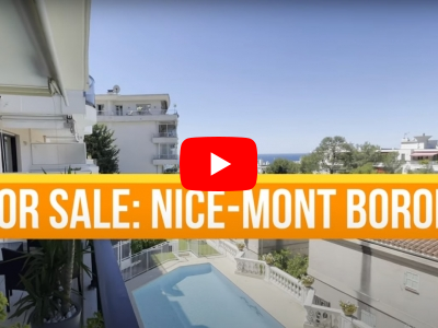 For sale: Mont Boron-Nice-French Riviera, 4 bedroom modern apartment with a sea view terrace